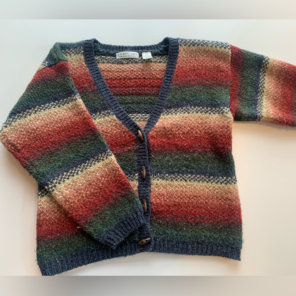 Vintage Smart Set Knit Colourful Cardigan